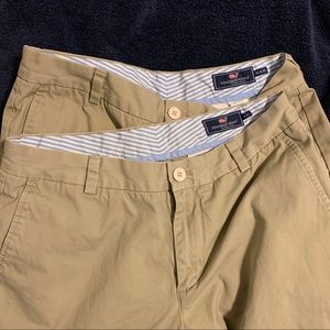 Lot of Two Vineyard Vines Slim Fit Breaker Pants